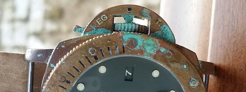 panerai bronzo -pam382 patina