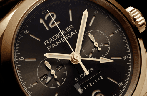 Panerai Radiomir 1940 Chronograph Monopulsante 8 Days GMT Oro Rosso (PAM502)