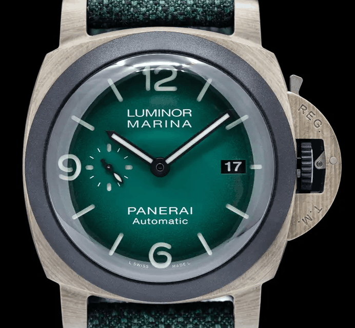 Panerai PAM01120 Review: The Green Fibratech Luminor Marina Limited to 70